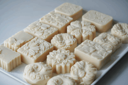 Silk goat milk soap